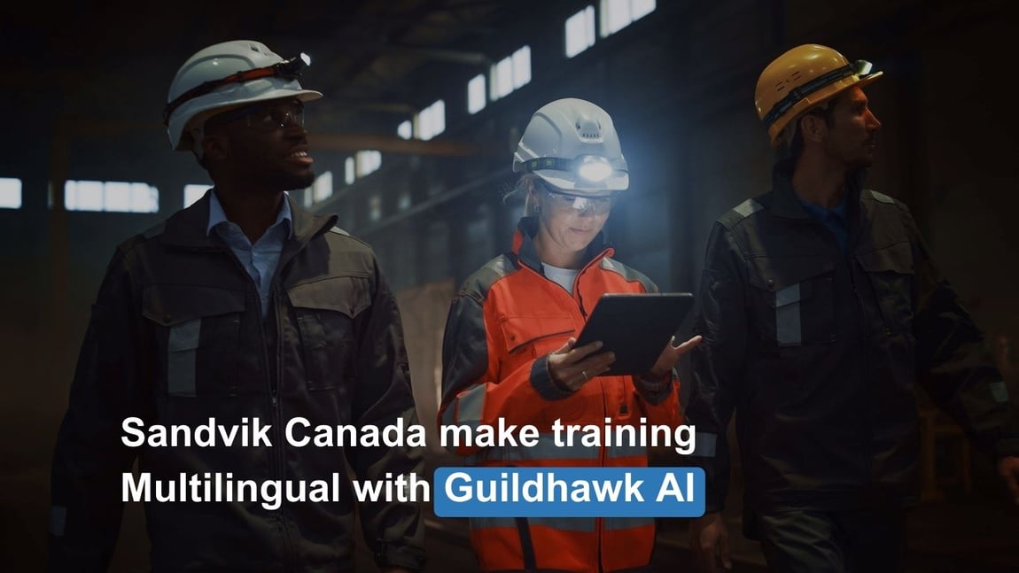 Avatars & GAI enhance multilingual training and onboarding at Sandvik