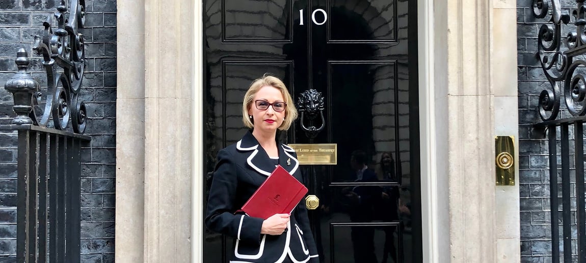 Jurga at Downing Street