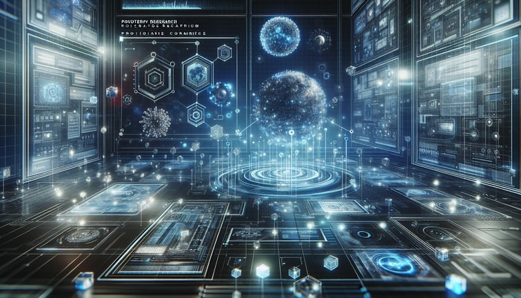 Data points in a high tech environment